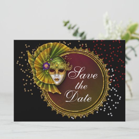 仮装 – SRFによる仮装パーティの招待状 セーブザデート (スタンド正面)