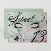 仮装Sweet 13招待状 招待状 (正面/裏面)