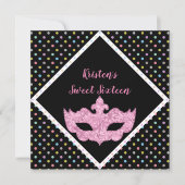 仮装SWEET SIXTEEN招待状スポット 招待状 (正面)