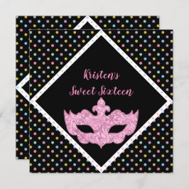 仮装SWEET SIXTEEN招待状スポット 招待状