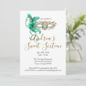 仮装Sweet sixteen誕生パーティーの招待 招待状 (スタンド正面)