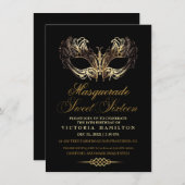 仮装Sweet sixteen誕生日 招待状 (正面/裏面)