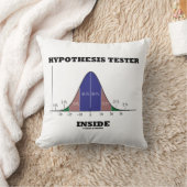 仮説テスター内部（ベルカーブユーモア） クッション (ブランケット)