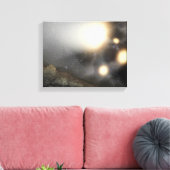 仮説上の飛行機から見た夜空 キャンバスプリント (インサイチュ (リビング))