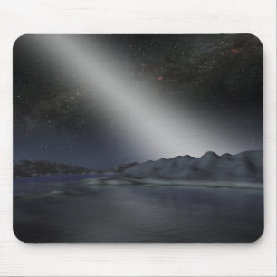 仮説的な外国の惑星からの夜空 マウスパッド