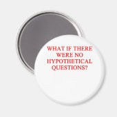 仮説的な質問 マグネット (正面/裏面)