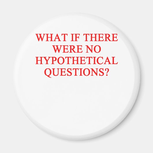 仮説的な質問 マグネット (正面)