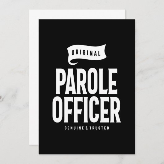 仮釈放官職権贈与 サンキューカード (正面/裏面)