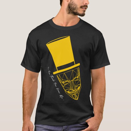 仮面が言った考え Tシャツ (正面)