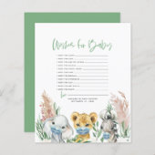 仮面の動物は男女兼用ベビーの解放を願う (正面/裏面)