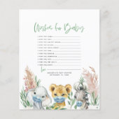 仮面の動物は男女兼用ベビーの解放を願う (正面)