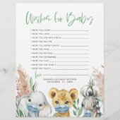 仮面の動物は男女兼用ベビーの解放を願う レターヘッド (正面)