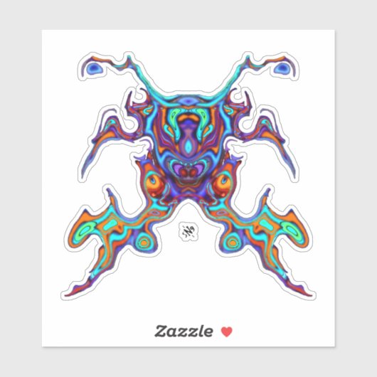 仮面の戦士カニエイリアン昆虫様体v1 シール (シート)