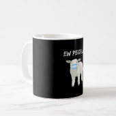 仮面の羊や羊 |検疫ギフト コーヒーマグカップ (正面左)