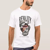 仮面の裏の現実 Tシャツ (正面)