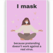 仮面はダメだから… シール (正面)