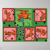 仮面を着た犬の間抜けポスター ポスター (正面)