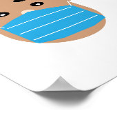 仮面を衣服して ポスター (角)