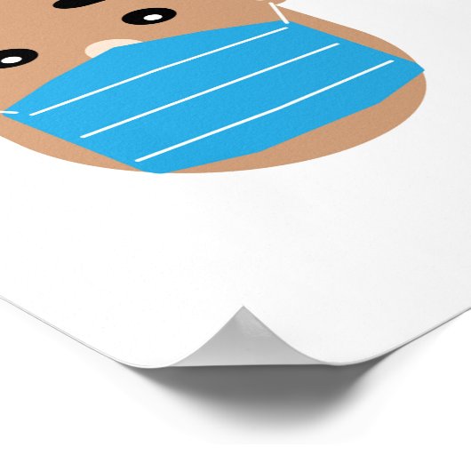 仮面を衣服して ポスター (角)