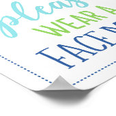 仮面を衣服して ポスター (角)