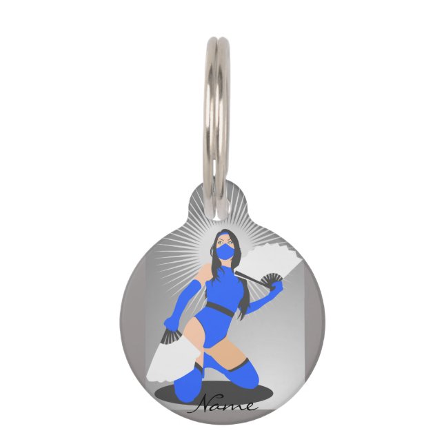 仮面ウォリアープリンセスサンダー_コーブ ペット　ネームタグ (正面)