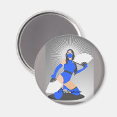 仮面ウォリアープリンセスサンダー_コーブ マグネット (正面/裏面)