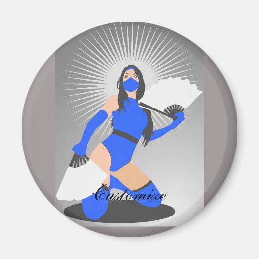 仮面ウォリアープリンセスサンダー_コーブ マグネット (正面)