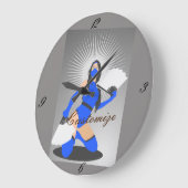 仮面ウォリアープリンセスサンダー_コーブ ラージ壁時計 (傾斜)