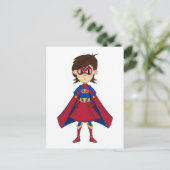 仮面スーパーヒーローガールポストカード ポストカード (スタンド正面)