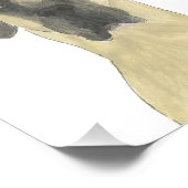 仮面パーソナライズされたの大きなダン犬アート フォトプリント (角)