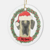 仮面パーソナライズされたの大デイン セラミックオーナメント (左)