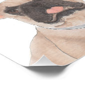 仮面パーソナライズされたフレンチブルドフランスのッグ フォトプリント            (角)