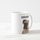 仮面パーソナライズされたボクサー コーヒーマグカップ (正面右)