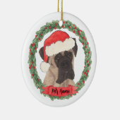 仮面パーソナライズされたボクサー セラミックオーナメント (右)