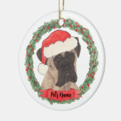 仮面パーソナライズされたボクサー セラミックオーナメント (左)