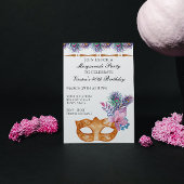 仮面パーティーの招待状 招待状