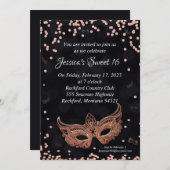 仮面パーティー招待状 招待状 (正面/裏面)