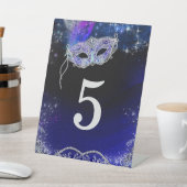 仮面パーティー テーブルナンバー カード 台座サイン (インサイチュ)