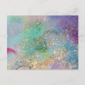 仮面パーティー、マーディ・グラス・マスク、ダンス、音楽 ポストカード (裏面)