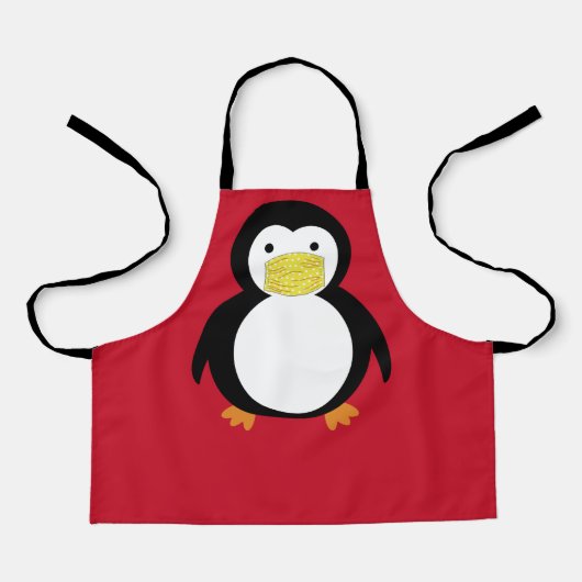仮面ペンギン エプロン (正面)