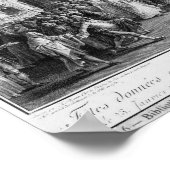 仮面ボール、1782年1月23日 ポスター (角)