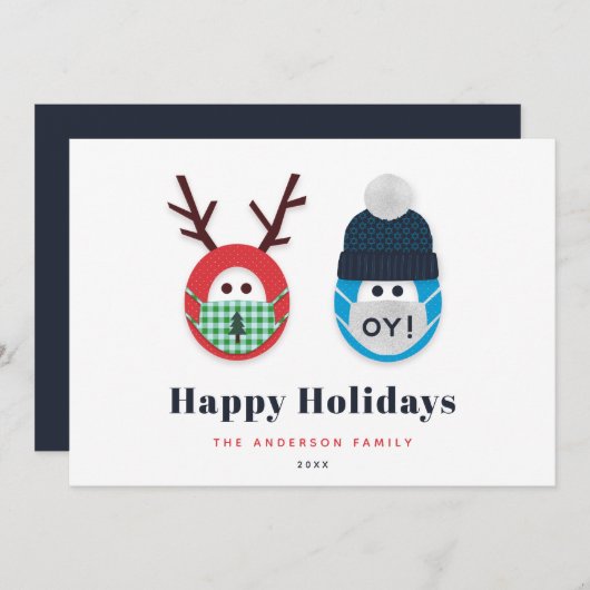 仮面ユーモアのあるのクリスマスとハヌカーの休日 (正面/裏面)