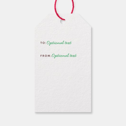 仮面ユーモアのあるトナカイ2020カスタム休日 ギフトタグ (裏面)