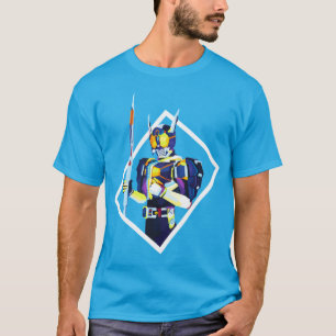 仮面ライダーデンオロッド型枠 Tシャツ