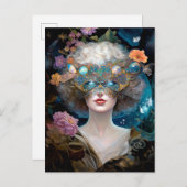 仮面レディファンタジーアート ポストカード (正面/裏面)