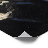 仮面付き女性 ポスター (角)