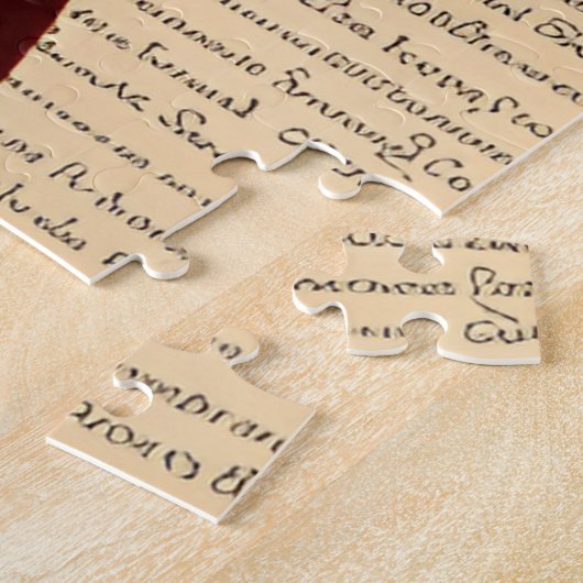 仮面女性 ジグソーパズル (側面)