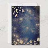 仮面満月と星の書道sweet sixteen 招待状 (裏面)