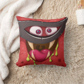 仮面熱狂する赤い怪物 クッション (ブランケット)