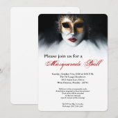 仮面玉装ハロウィーン 招待状 (正面/裏面)